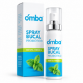 OMBA® Spray bucal probiótico · Menta fresca · Presentación OMBA